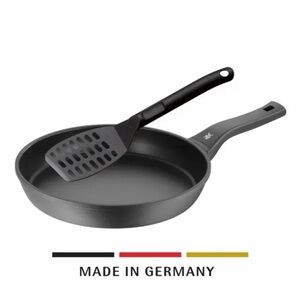 WMF PermaDur Premium 576284291 Frying Pan 28cm & Spatula, Made in Germany